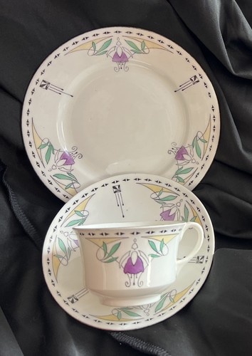 Vintage art deco trio tea - trio,