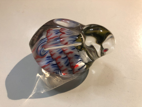Art glass millefiori rabbit - glass,