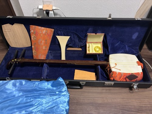 Japanese shamisen hard case - shamisen,