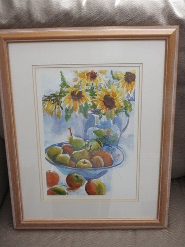 Sunflowers framed - sunflowers,