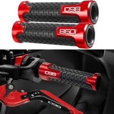 Red motorcycle CNC Grips Handle bar Handlebar For Ducati 1098 R RTB S 2007-2009