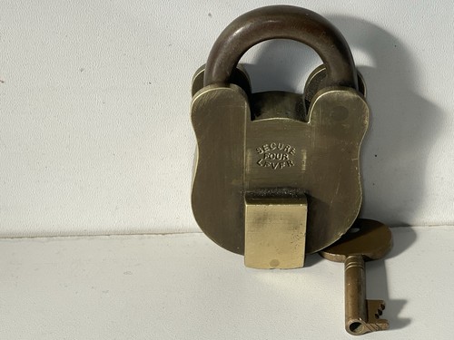 Vintage secure brass - vintage, secure,brass