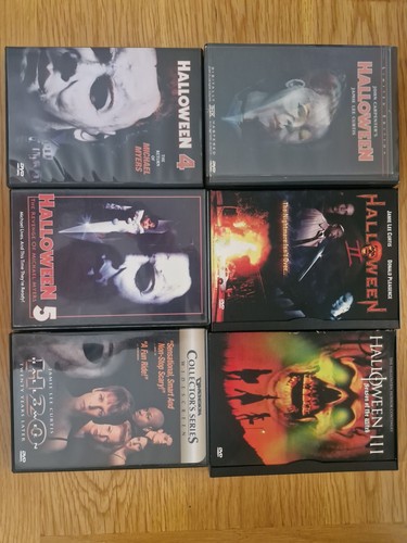 Halloween dvd collection 6 - halloween, collection,