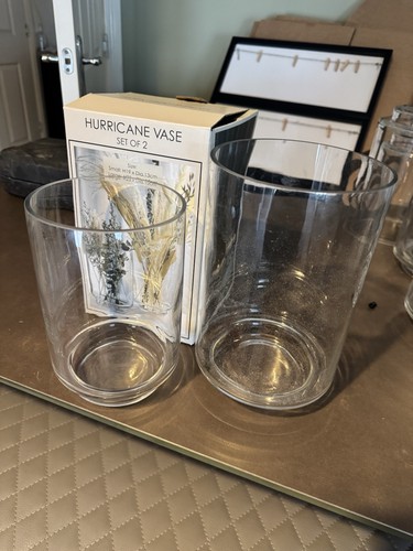 Hurricane vase set clear - vase, 2