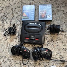 Sega Megadrive 2 console and