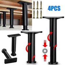 4X Bed Legs Adjustable