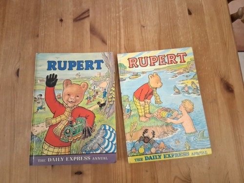 Rupert bear annuals joblot 2 - rupert,