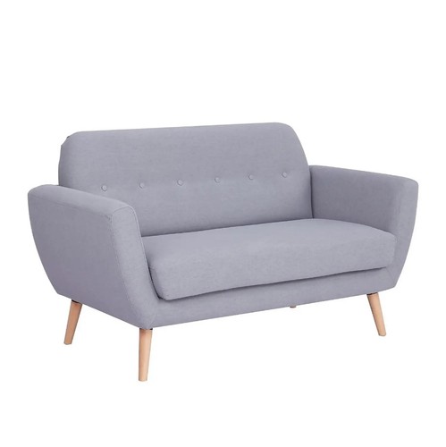 Grey two seater sofa - 2, scandi