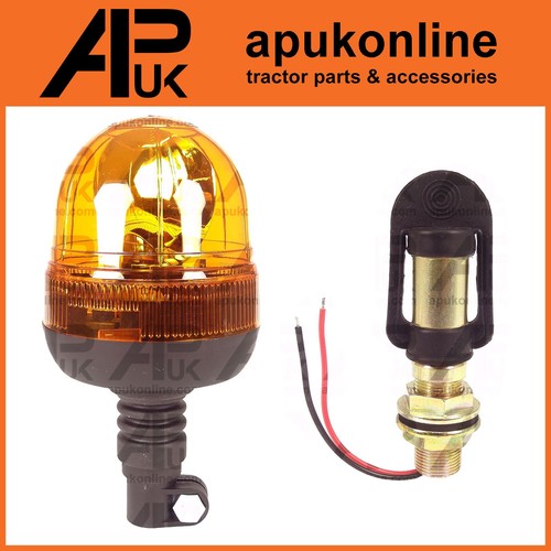 Flexible flashing amber beacon - flashing,