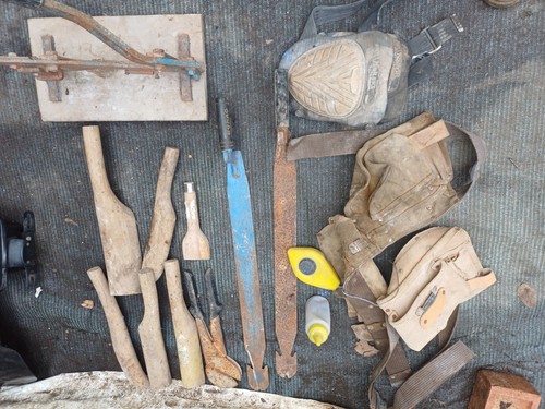 Roofers tools lead hammers etc - tools,