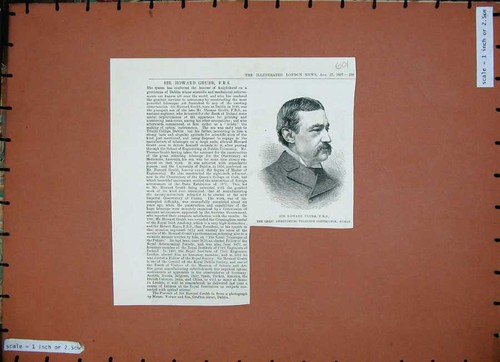 Original old antique print - original,