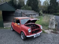 Classic mini Rolling Shell - Complete Car Minus Engine/gearbox And Exhaust 