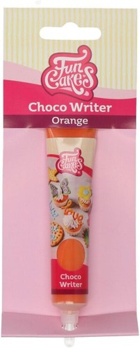 Funcakes choco writer orange - funcakes,