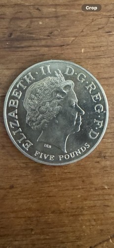 2005 five pound coin - five,
