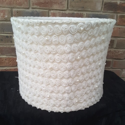 Large cream lamp shade - cream,