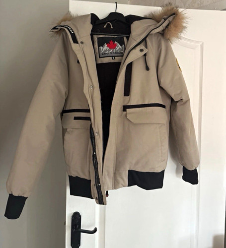 Zavetti canada beige hooded - canada,