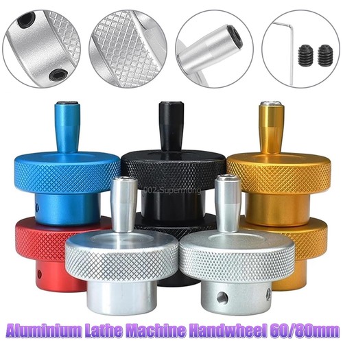 Anodised aluminium handwheel - aluminium,