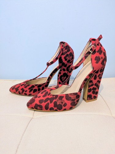 Red pink leopard - t, bar