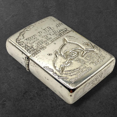 Zippo sea animal dolphin oil - sea,