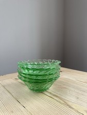 Uranium Glass Bowls Art Deco