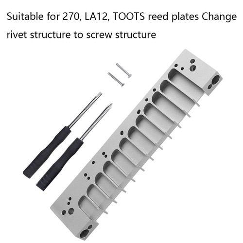 Harmonica comb hole - comb, 12‑hole