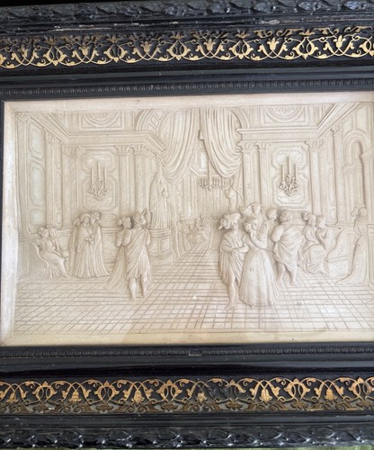 Antique plaster relief - plaster, plaques