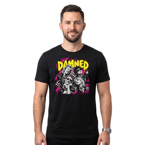 Retro punk rock shirt - retro, 70s