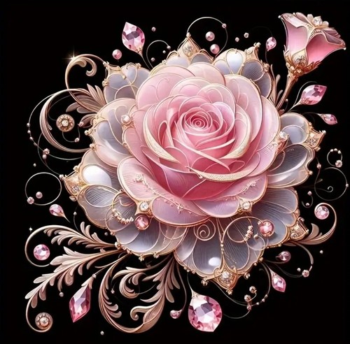 Beautiful pink rose sticker - beautiful,