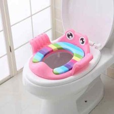 Baby Toilet Potty Seat Children Potty Safe Seat with Armrest for Girls Boy Toile