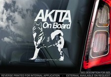 American Akita Car Sticker -