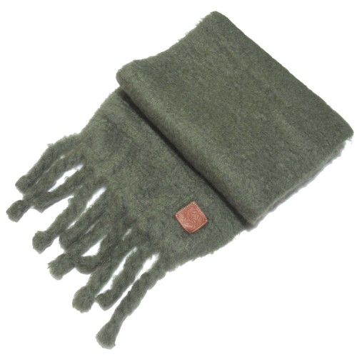 Loewe mohair knit fringe stole - knit,