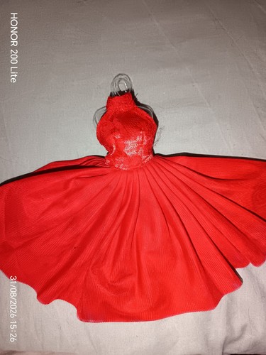 Barbie type doll red - type,