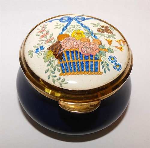 Staffordshire enamels trinket - staffordshire,