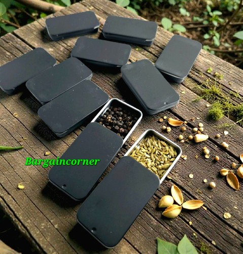 Tin box small portable storage - tin,