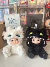 Wakuku Taming Dragon Master Toothless Night Fury&Light Fury Plush Hanging Card