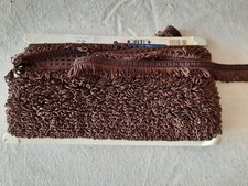 Vintage Retro Upholstery cushion shade Tassel Trim Braid Mixed Lot Brown 20m Old