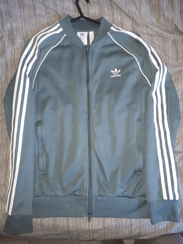 Adidas mens track - jacket, large