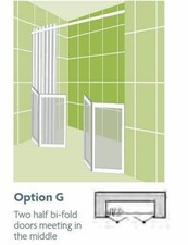 Impey Elevate Option G 750mm High Shower Screens