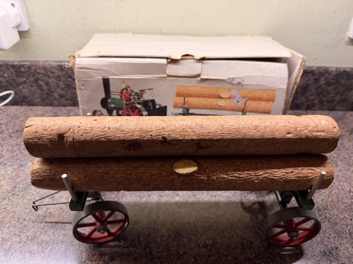 Mamod steam engine log - engine, trailer