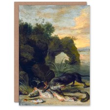 Jan Van Kessel Art Card Water