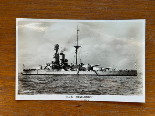 Hms resolution battleship wwii - resolution,
