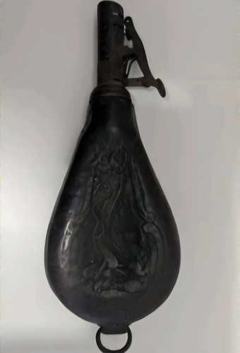 Antique leather and steel - leather,