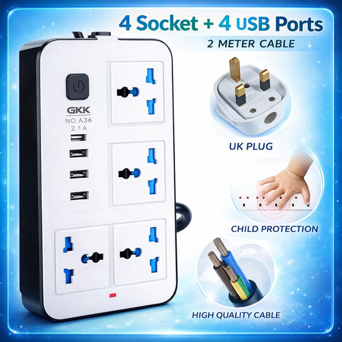 Surge protected extension lead - protected,