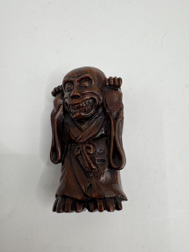 Japanese boxwood netsuke - japanese,