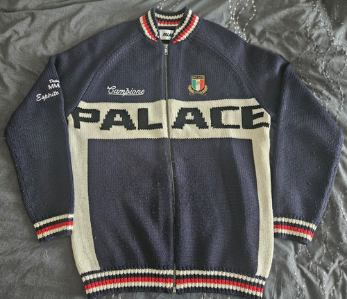 Palace knit zip italy - italy, cardigan