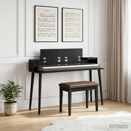Studio desk black oak 152 - black,