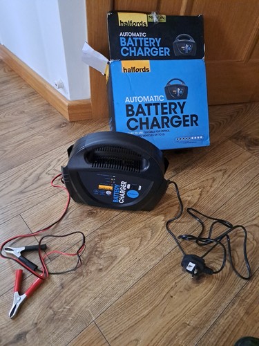 Halfords battery charger - halfords, up