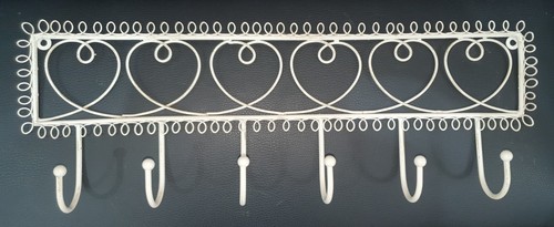 Shabby chic cream metal door - shabby,