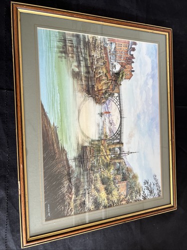 Signed river landscape - river,