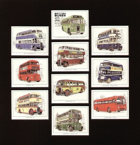 British buses the 1950 - the, 1950's